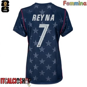 Stati Uniti Giovanni Reyna #7 Seconda Maglia Femmina Mondiali 2026 Manica Corta